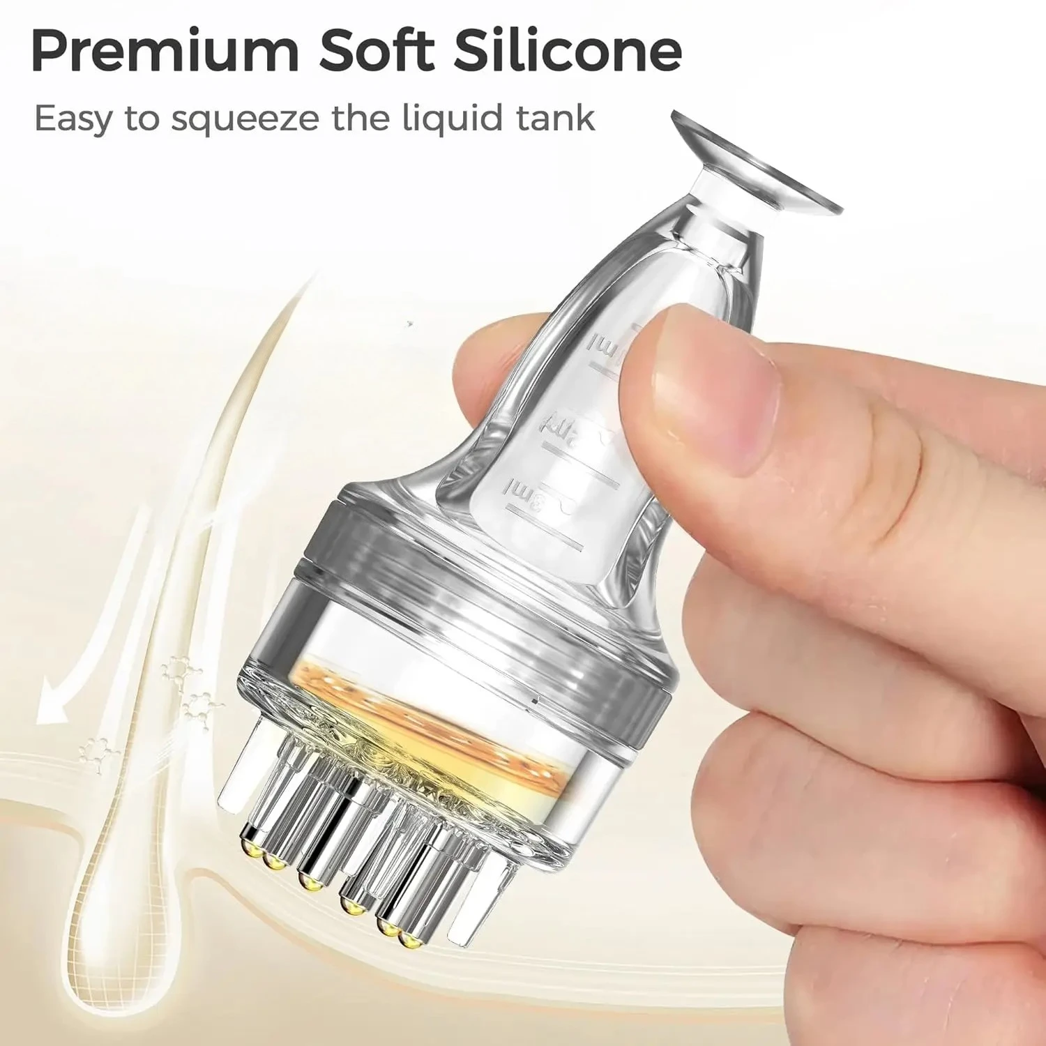 

Расческа-аппликатор для кожи головы с миноксидилом, для нанесения жидкости, массажная расческа для ухода за кожей головы, инструмент для нанесения сыворотки и масла для роста волос