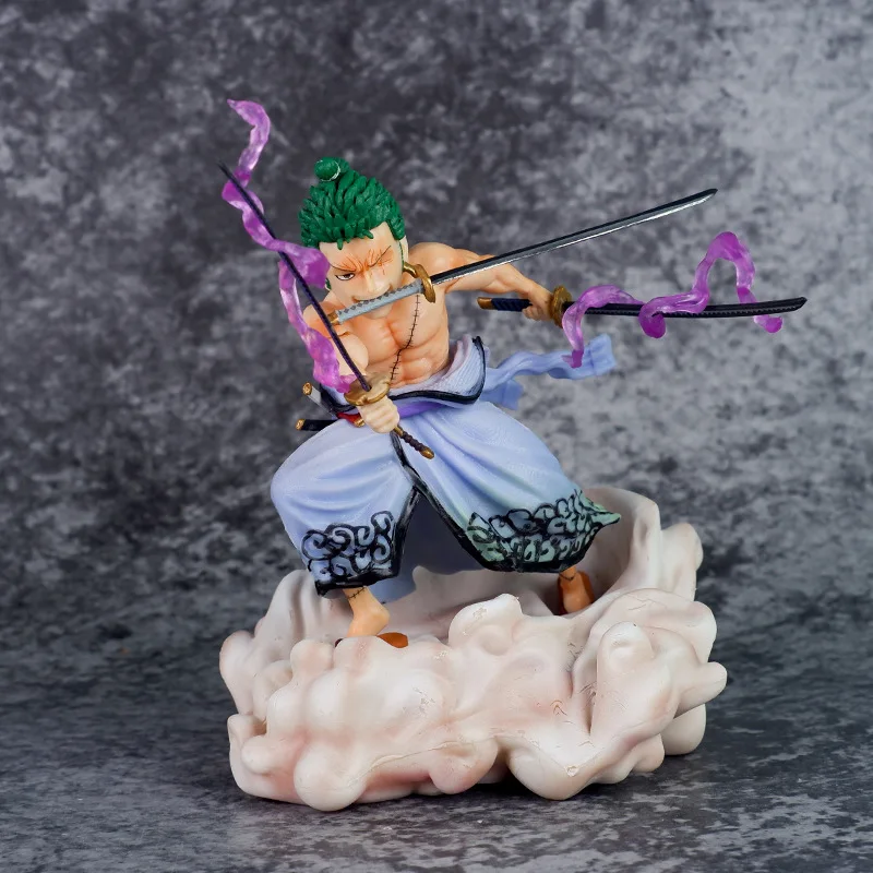 16cm einteilige Anime Figur roronoa zoro drei Klingen sa-Maximum Manga Anime Statue PVC Action figur Sammlung Modell Spielzeug