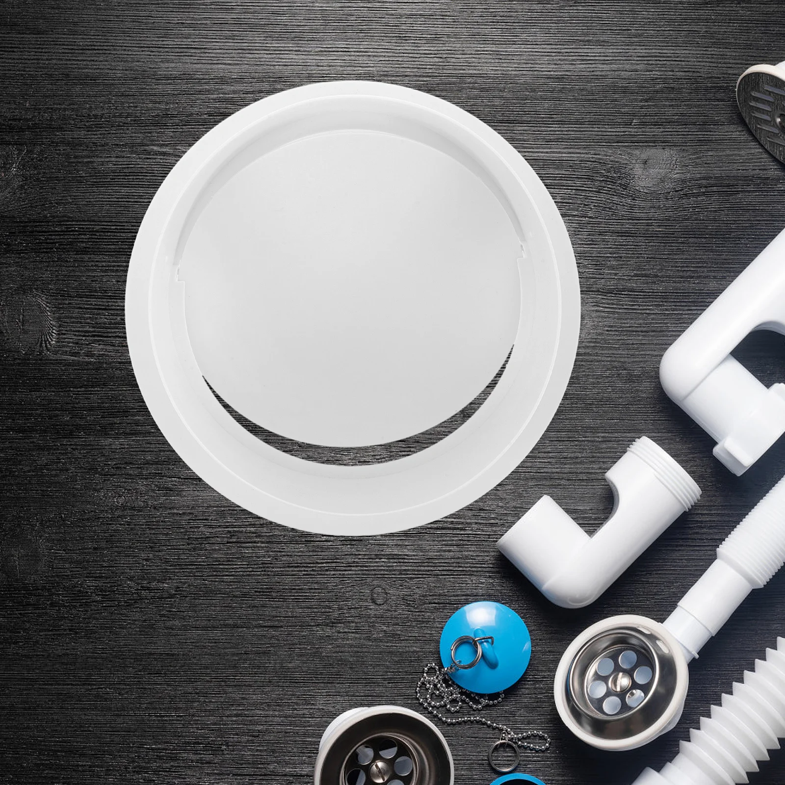 

Обратный клапан для круглой трубы из АБС-пластика, обратный клапан, белый, прочный, вентиляция для ванной комнаты, предотвращение обратного потока воздуха, бесшумная работа, эффективный