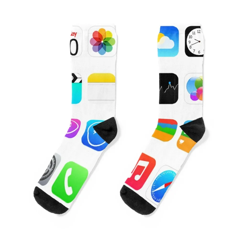 

iPhone Lovers Socks fashionable football sport Novelties Socks For Men Women's