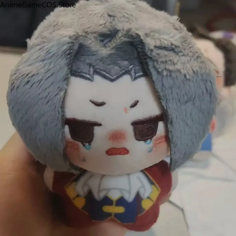 Anime Ace Attorney Miles Edgeworth 10CM Plush Doll Bag Pendant Plushie Stuffed Figure Cosplay Collection Cartoon Gift