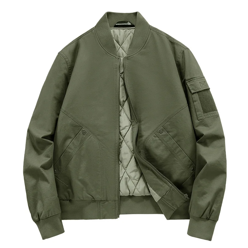 New Fashion Men Winter Bomber Jackets Male Cotton Thicker Warm Parkas Dowm Jackets Man Multi-pockets Cargo Jackets Tooling Coats