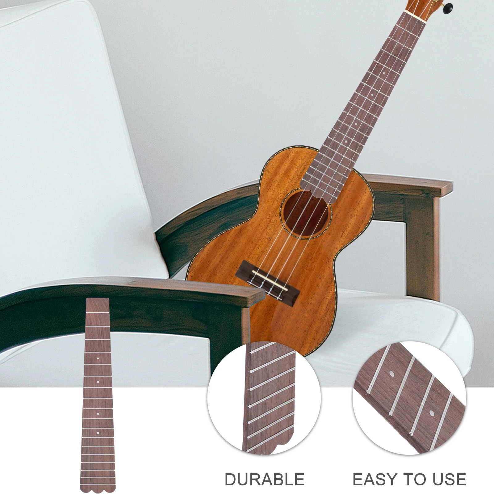 

Ukulele Fingerboard Parts Plate Accessory Guitar Accessories Kit Music Supply Supplies
