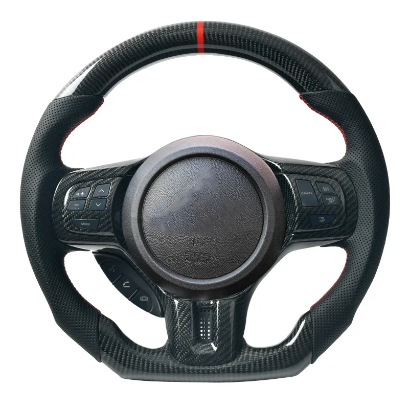 

Индивидуально для 2006 2008 2010 2011 2013 2015 Mitsubishi Lancer Evolution EVO 10, рулевое колесо из углеродного волокна
