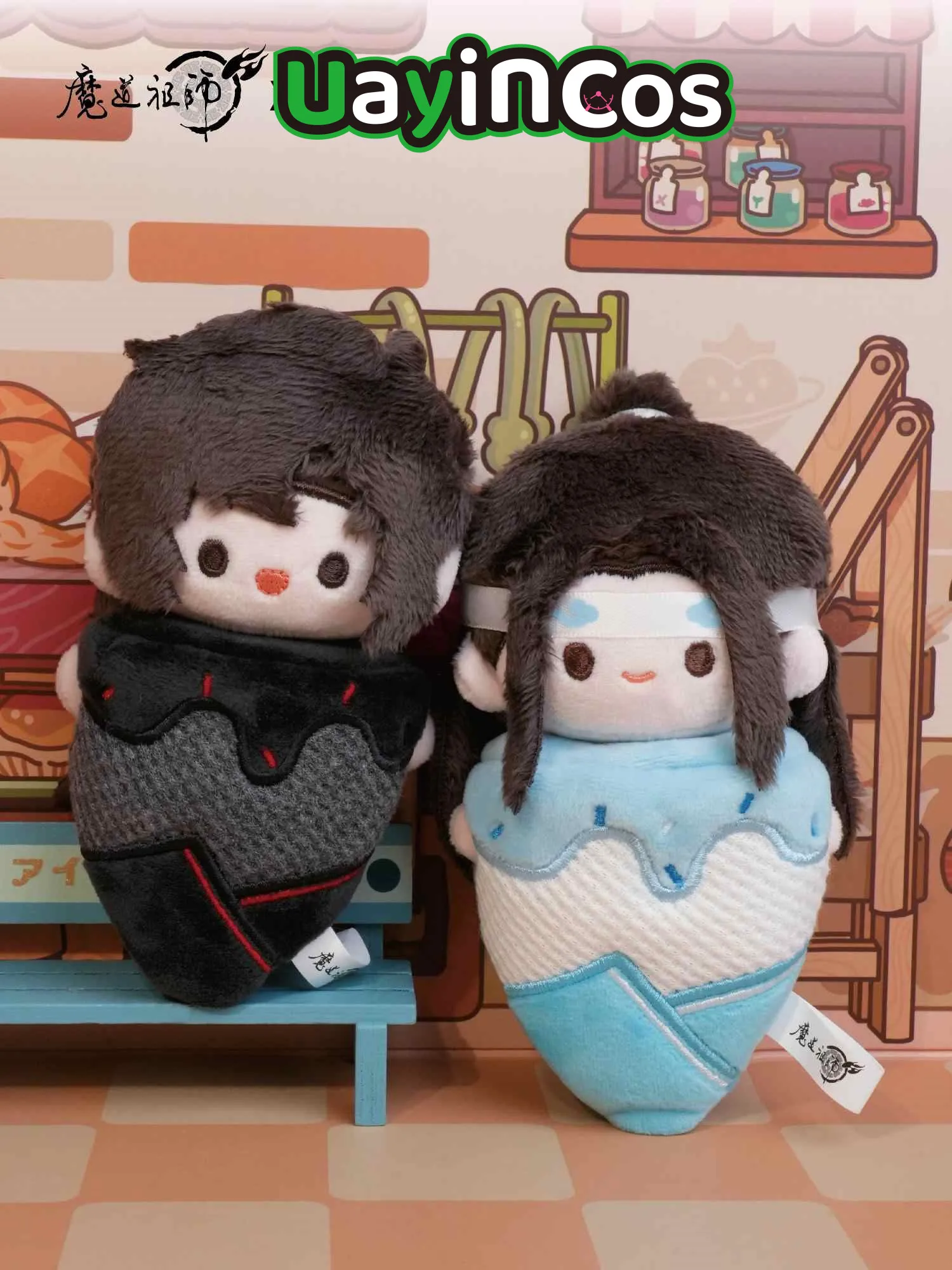 Grandmaster of Demonic Lan Wangji Wei Wuxian Jiang Cheng Jin Ling  Ice Cream Plushies Plush Doll Keychain Pendant Bag Toy Kids