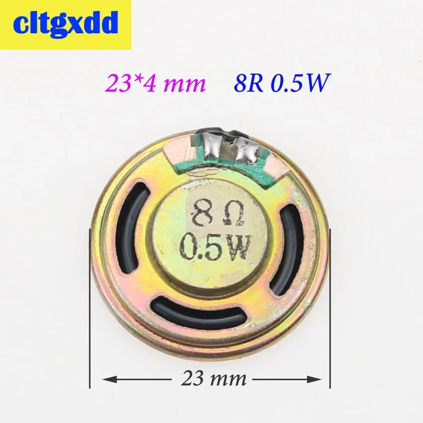 Cltgxdd-altavoz electrónico de audio circular, dispositivo ultrafino de 8 ohmios, diámetro 20, 23, 26, 28, 30, 32, 36, 40, 50 MM, 8R, 0,5 W/1W/2W, 2