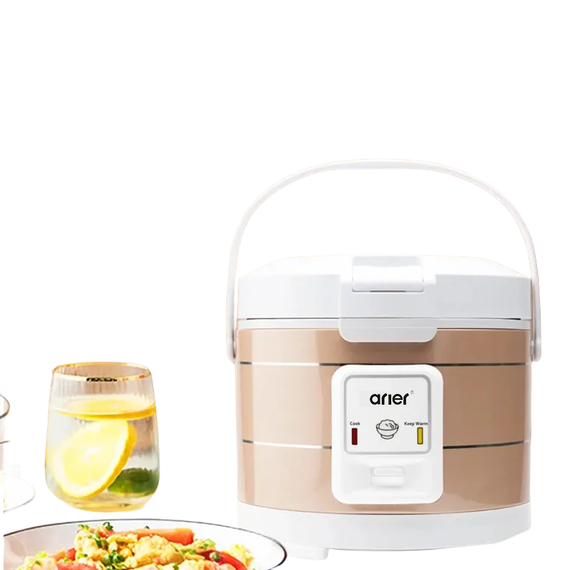 Arier home and car dual use Rice cooker 3L Multifunctional durable Electric Pans camping 220V automatic Modes Available