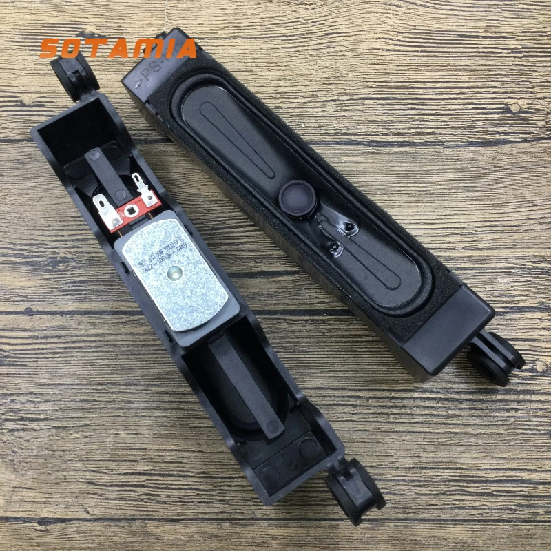 SOTAMIA 2PCS 21.5cm * 3.7cm LCD TV 전체 범위 오디오 스피커 6 Ohm 10W 55M9 43G6A 49E3500 Skyworth 용 가정용 TV LCD 스피커