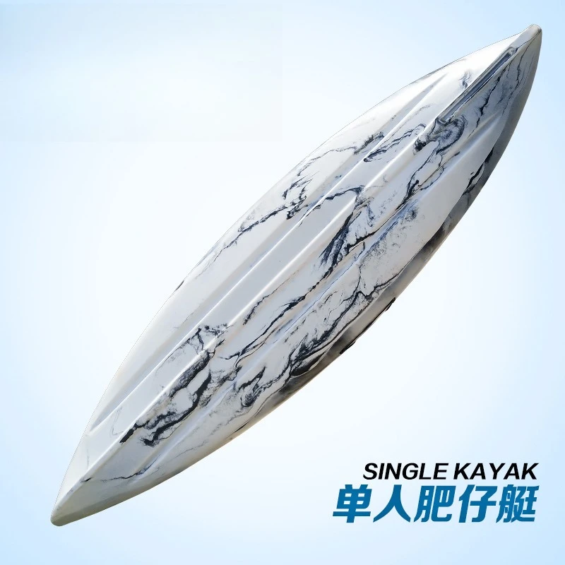 Single Person Kayak, Plastic Boat, Rotomolded Canoe, 30000 Capacity, Lightweight, Durable, Stable, for Fishing and Recreation view 5