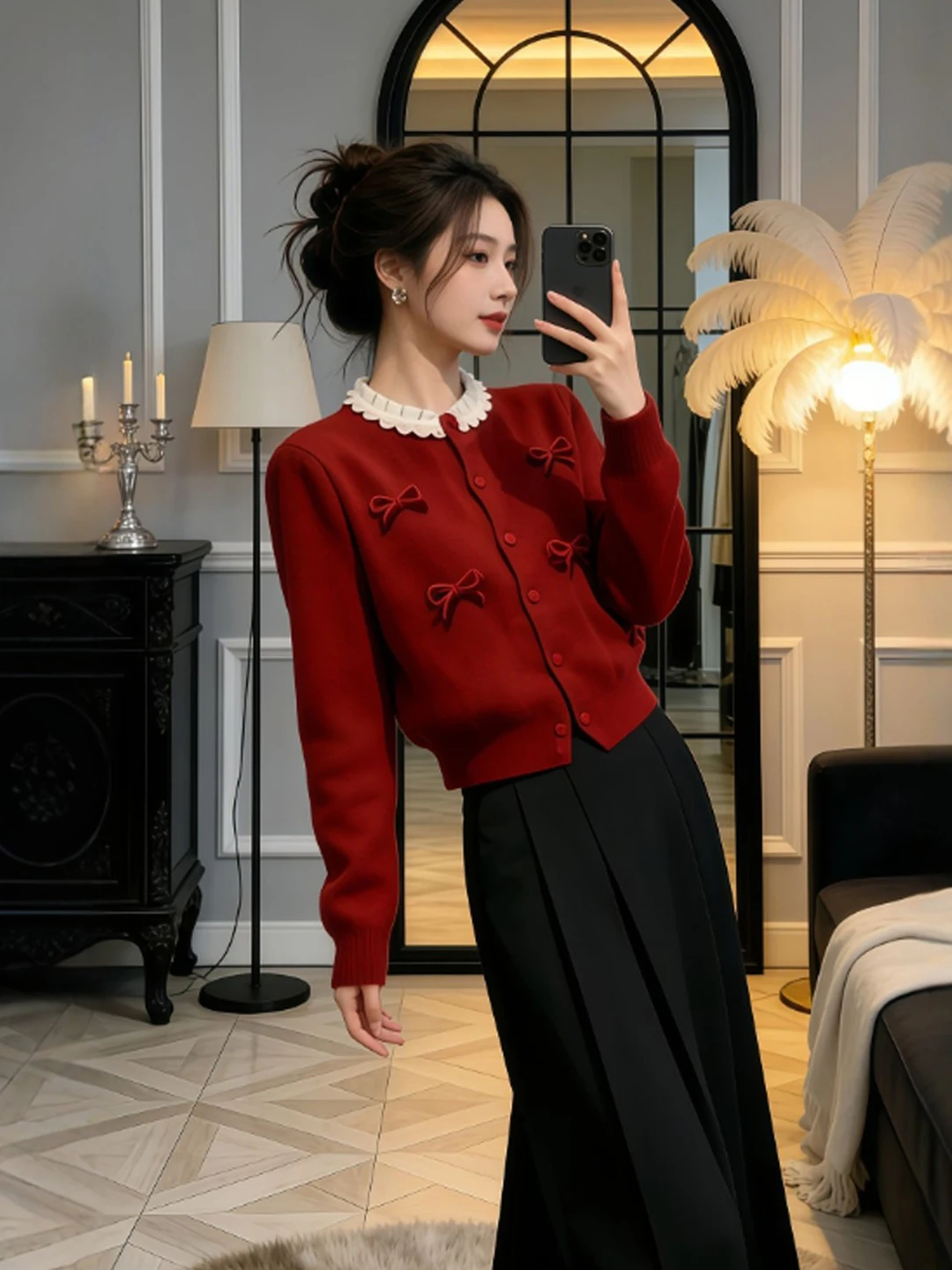 

Свитер с эффектом похудения и завязками на талии, модный, весенний, повседневный, с длинными рукавами, круглым вырезом, на одной пуговице