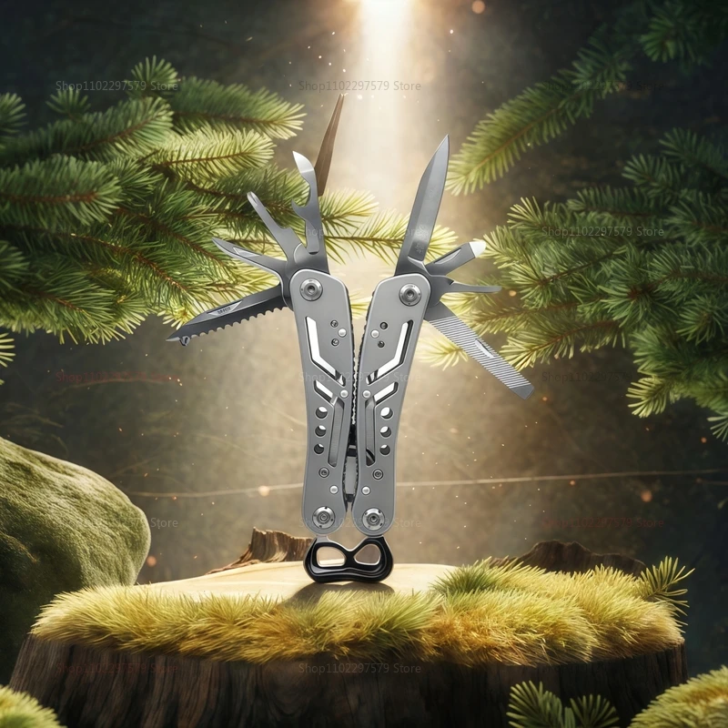 متعددة أداة سكين جيب كماشة قابلة للطي صغيرة محمولة في الهواء الطلق التكتيكية الصيد بقاء الإنقاذ إصلاح أداة متعددة الأغراض