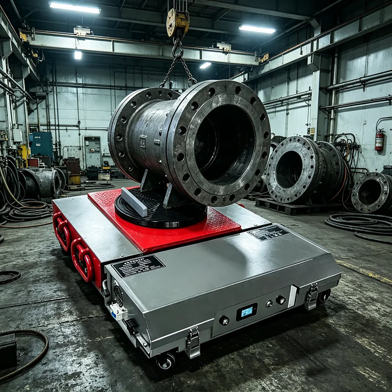 60 Ton Rotatable Electric Load Moving Skate Tank Wireless Remote Industrial Handler