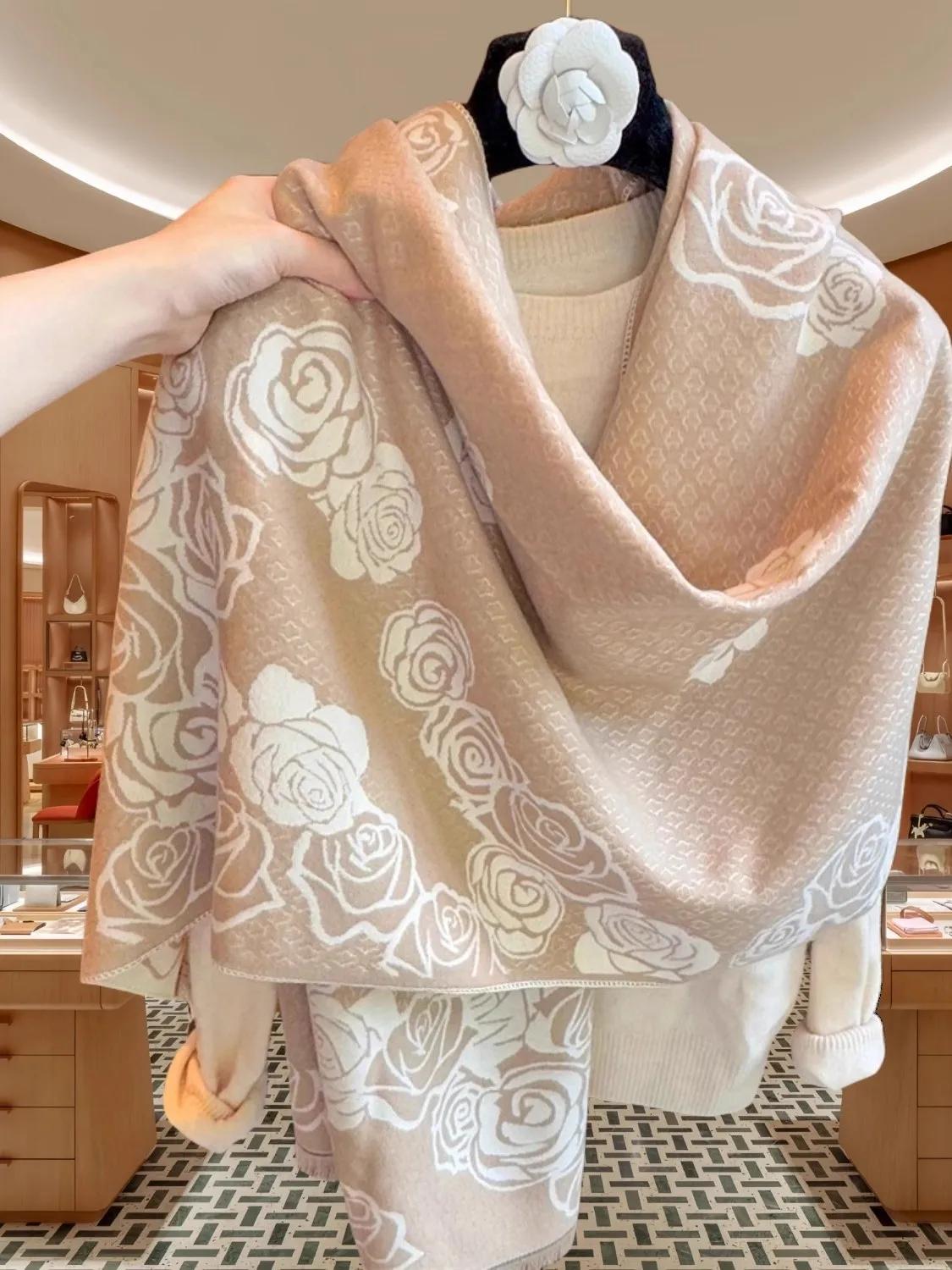 Echarpe-double-face-ele-design-rose-the-azmuou-echarpe-elegante-pour-femmes-echarpe-chaude-pour-l'automne-et-l'hiver-style-coreen