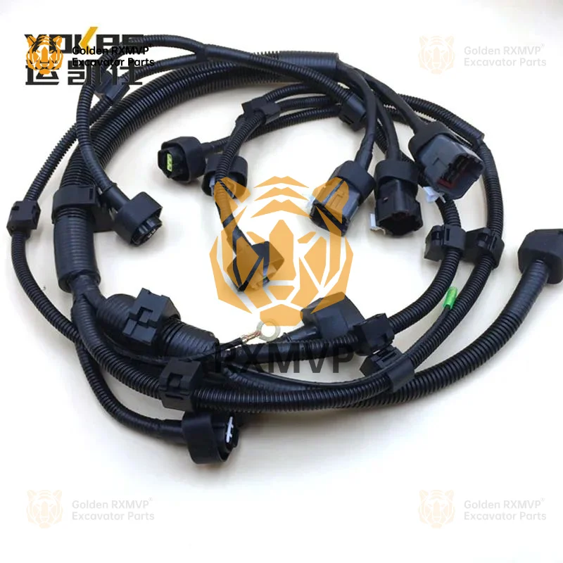 For Sk300-8 Sk350-8 J08 Engine Wire Harness Excavator Parts Vh82121-e0301 82121-e0301 Kobelco