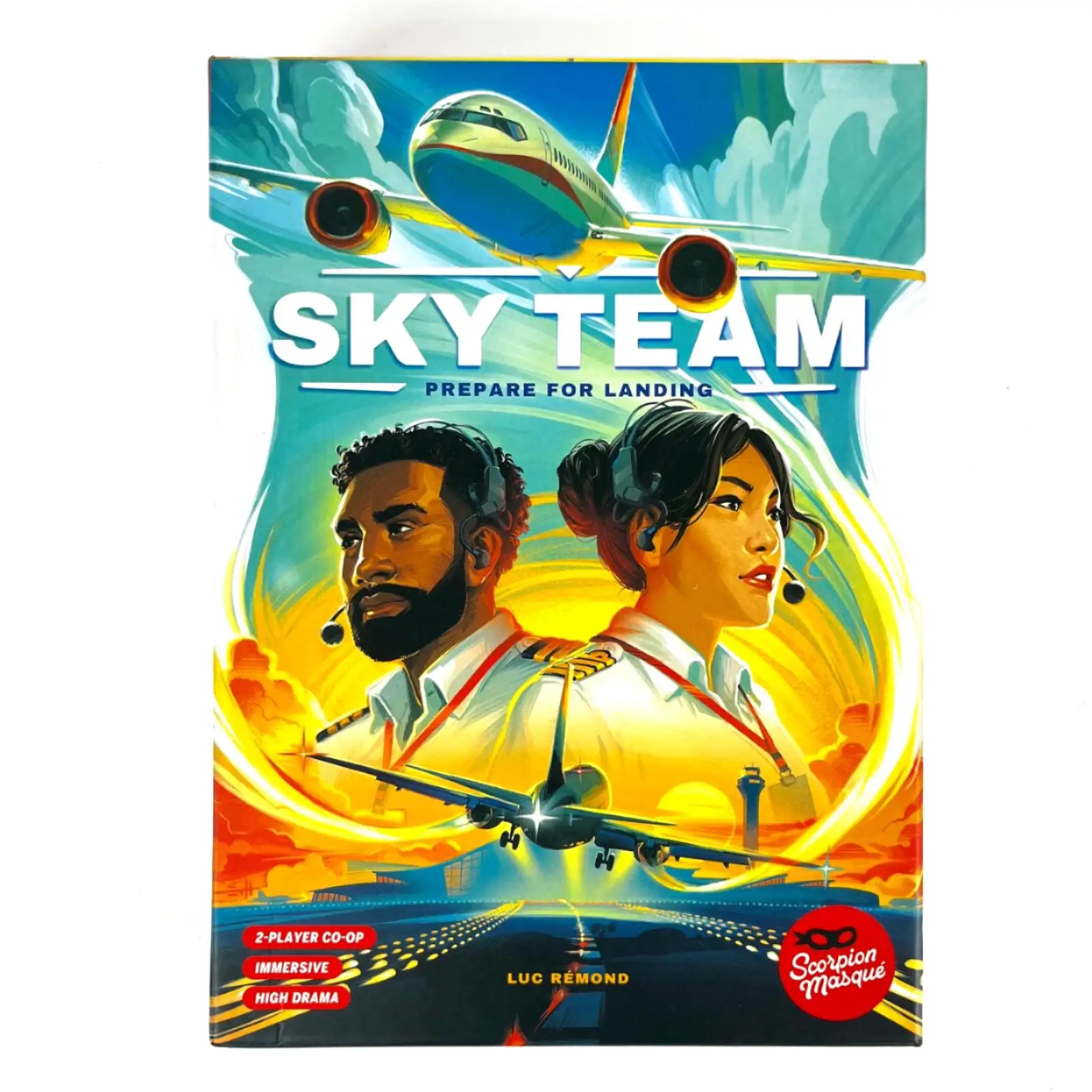 

Настольная игра Sky Team: Базовая версия и расширение, лауреат премии SDJ, стратегическая игра для 2 игроков, делюкс-издание в большой коробке, подарок на день рождения, игра для вечеринок