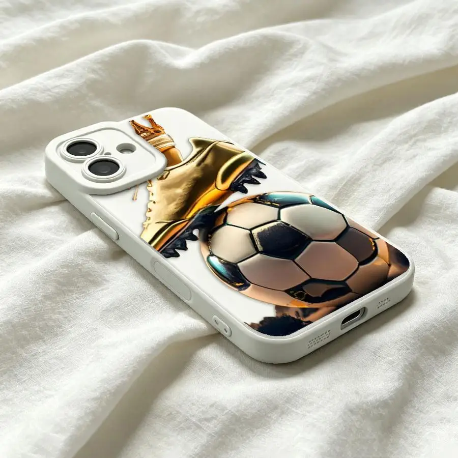 TPU Phone Cover Case for Apple iPhone 17 Pro Max 14 15 Pro 16 12 Plus 13 Air 11 Sneakers Football view 2