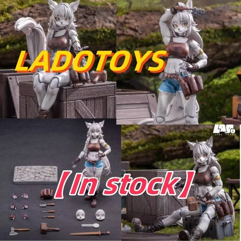 

【In Stock】 LADOTOYS Leah Repairman Style Movable Mobile Girl ERA 001 Animation Model Action Figure Toy Collection Gift