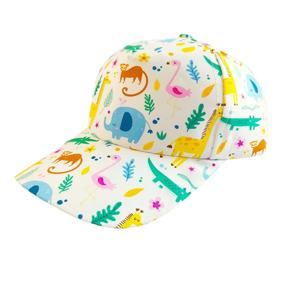 New Cartoon Summer Baby Sun Hat Kids Visor Cap for Boys Girls Travel Baby Baseball Cap Children Beach Sun Cap Accessories