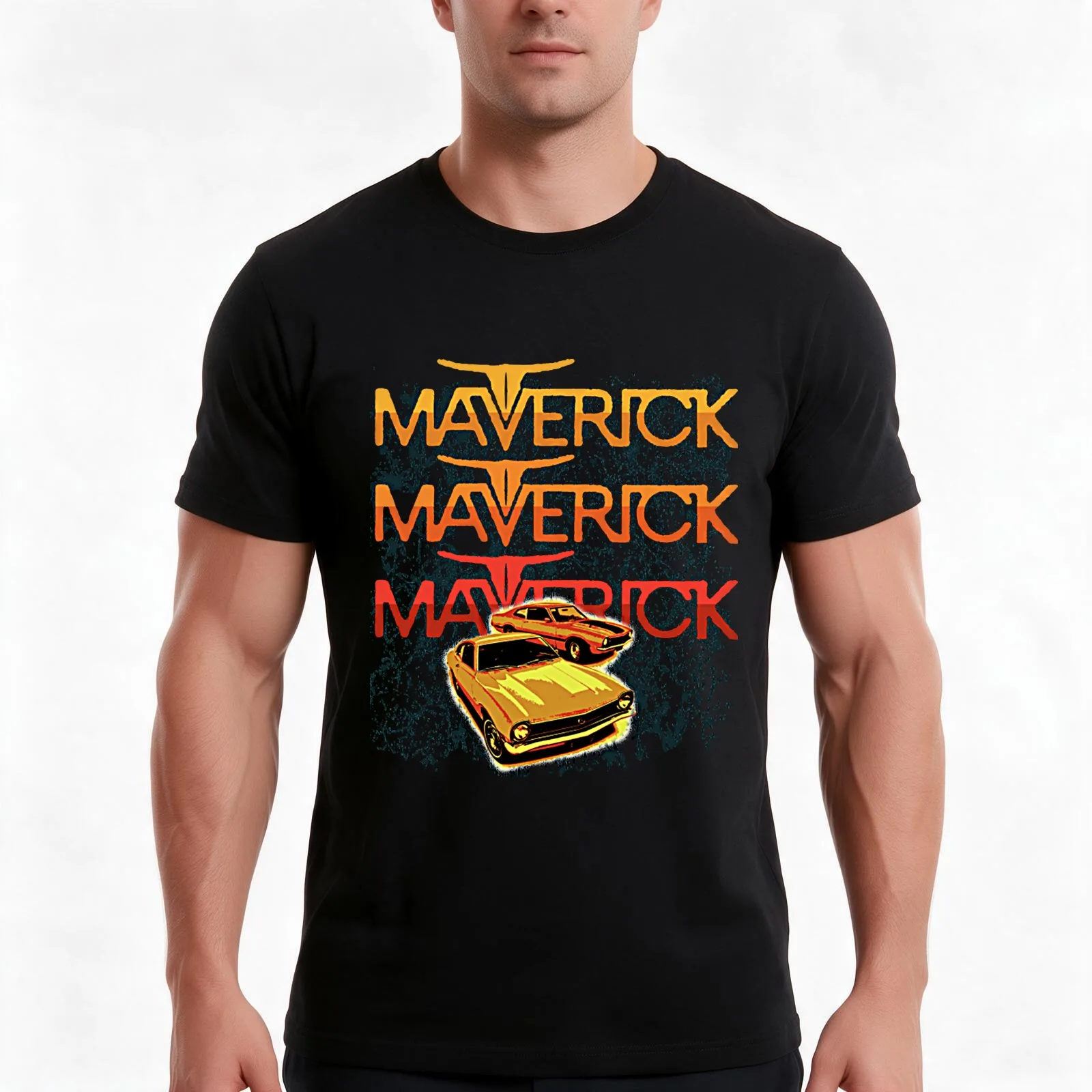 Maverick T-Shirt, Funny Graphic Print Tee, Unisex Cotton Casual Short Sleeve Top