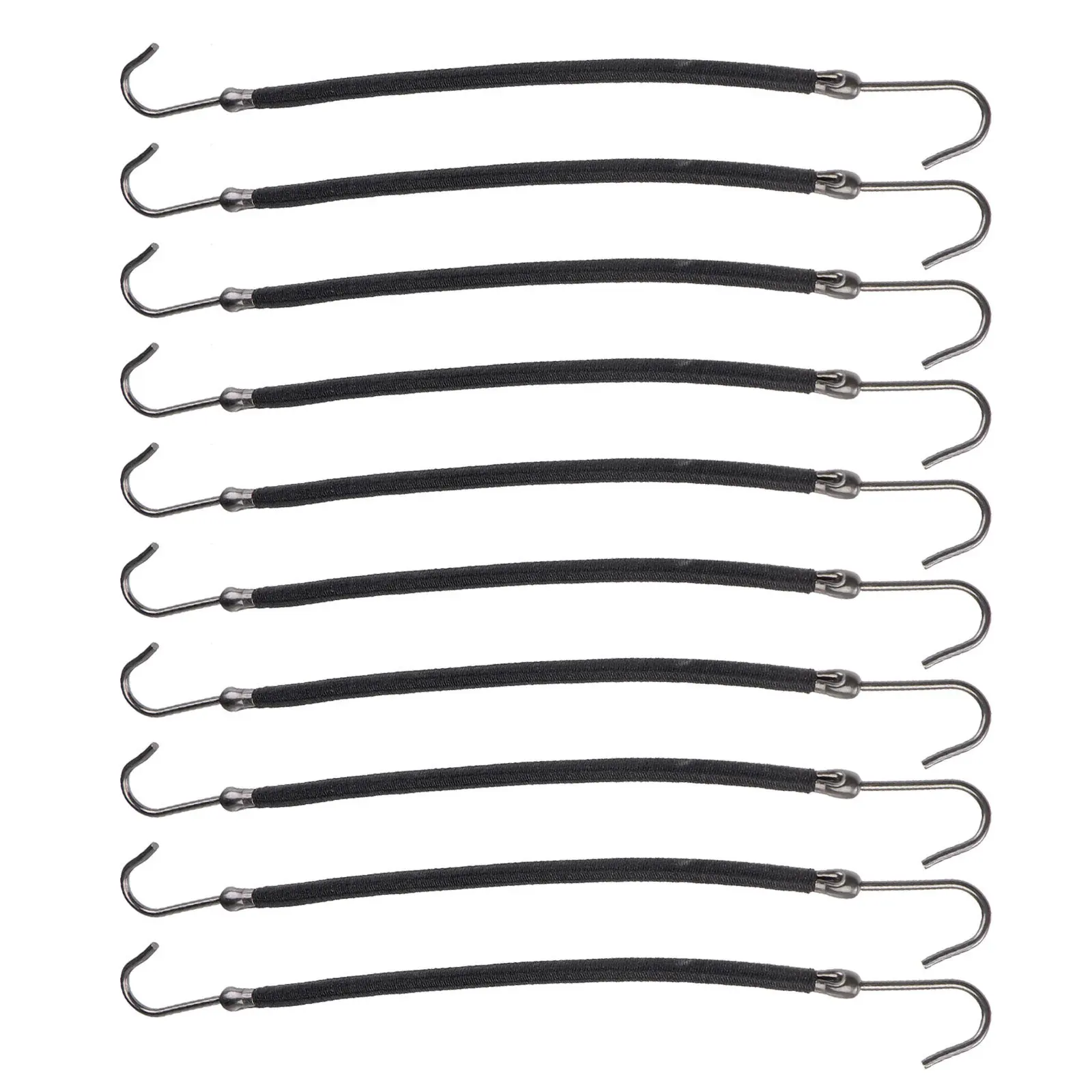 

40 pcs Styling Natural Ponytail Wrap No Pull Hair Hooks Braid Tool Black Hair Ponytail Holder Hooks Accessories