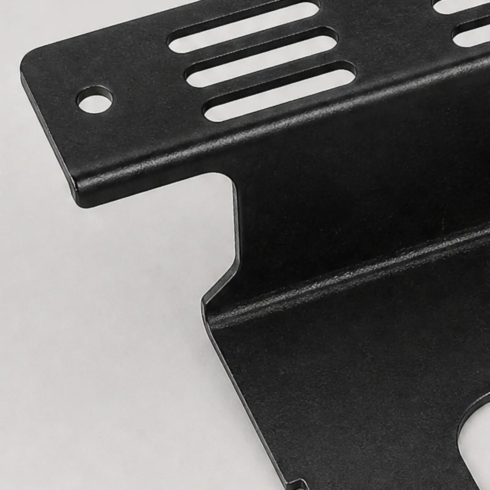 Thick Iron Industrial Bracket for BBQ Grill Motor Support with Adjustable Design and Bent Sections for Custom Projects