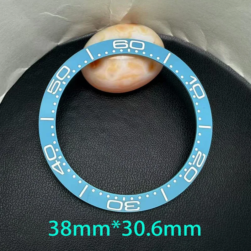 38 ミリメートル * 30.6 ミリメートルセラミック 40 ミリメートル SUB 時計ケース合金時計ベゼルインサートリングスロープ NH35 NH34 GMT ダイビングメンズ時計部品アクセサリー