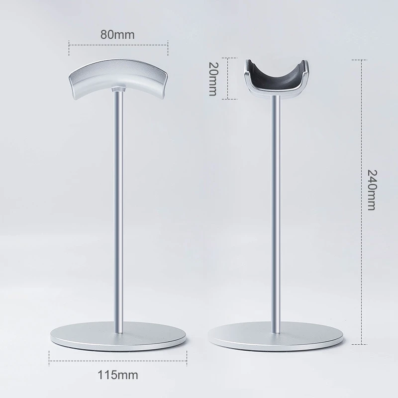 Alumínio Liga Headphone Titular Headset Suporte Hanger Metal Gancho Fone De Ouvido Suporte Desktop Mount Suporte Para AirPods Max