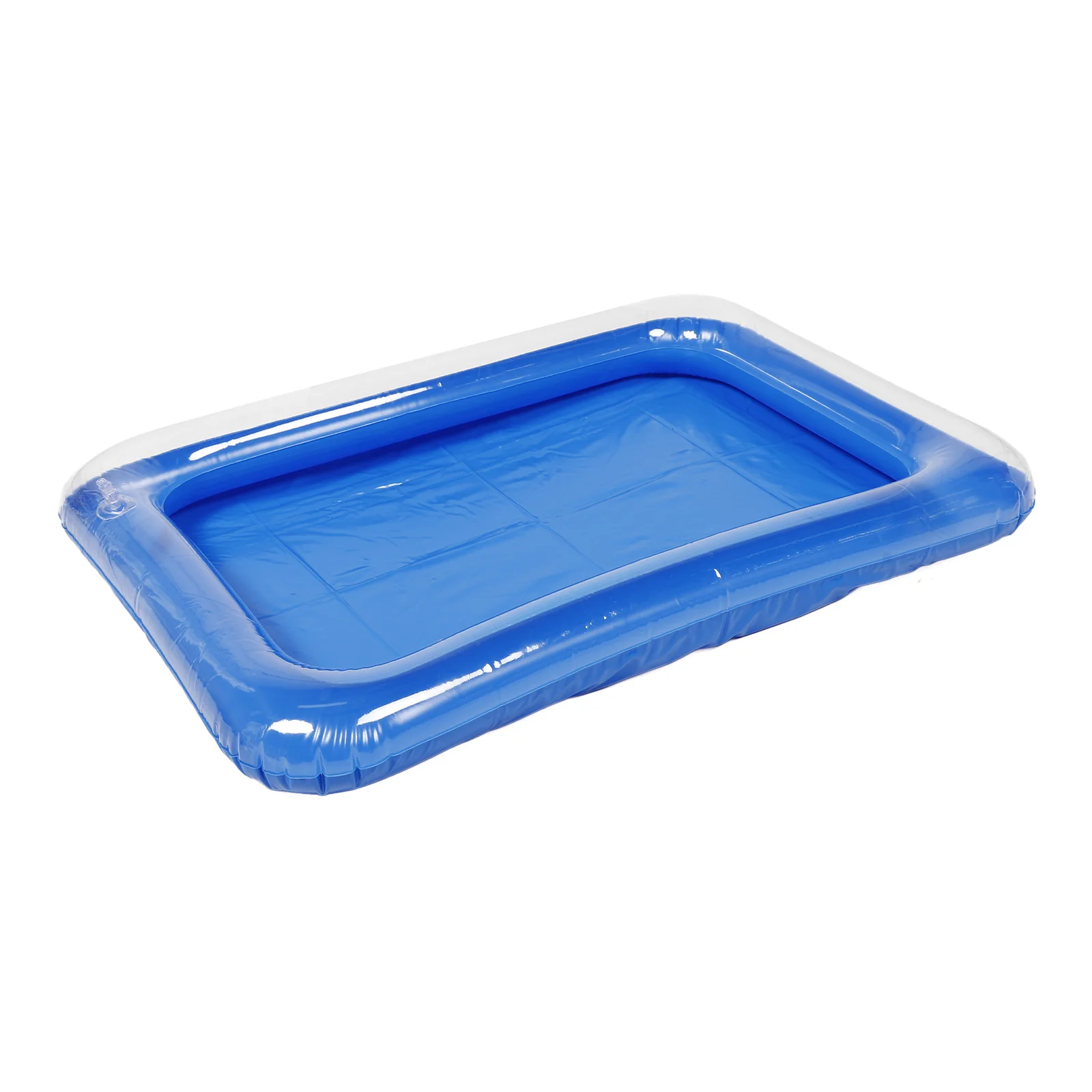 Toy Swimming Pool Sand Water Tray Inflate Portable Dolls Blue Bathroom Rectangular Trays Child