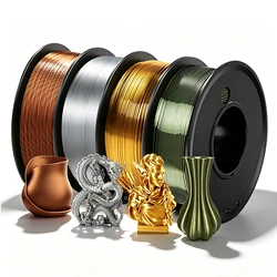 1.75mm 3D Printer Filament PLA Silk Rose Gold 250g,500g,1kg Shiny Metallic Feel 3D Printing Material Silky Shine For Printe Fila