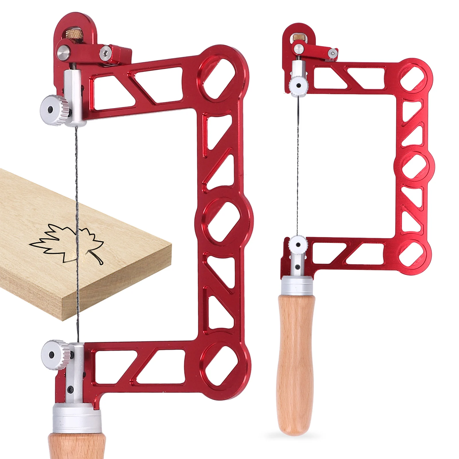 Mini Coping Saw U Shape Wooden Handle Hand Saw for Woodworking Jewelry Metal Processing Craft Cutting Tool