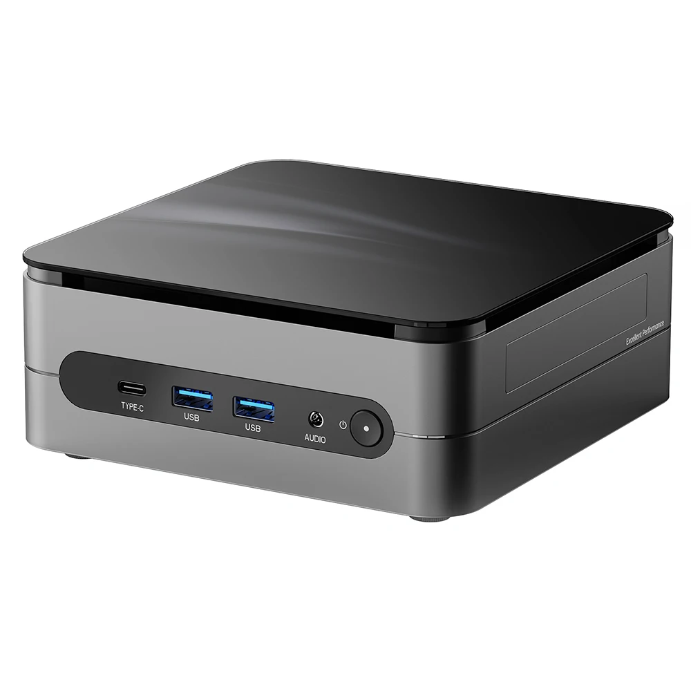 OUVIS F1K Mini PC AMD Ryzen 7 7735HS 8 Cores Up to 4.75GHz 16GB RAM 1TB SSD 2*HDMI+1*Type-C 4K 60Hz Triple Display WiFi 6 BT 5.2