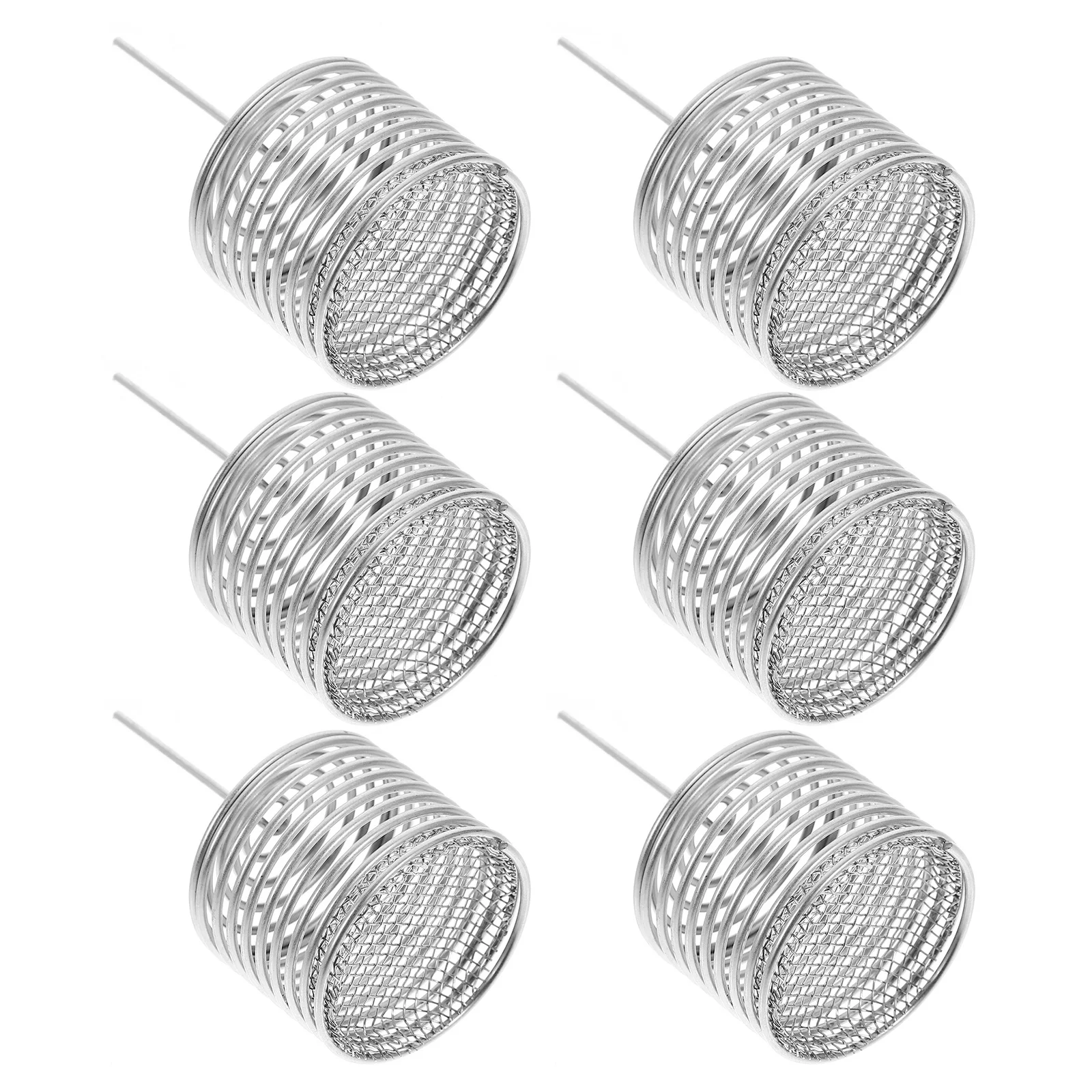 6 шт., коробка для удобрений из нержавеющей стали, многоразовая для гранулированного удобрения, медленный выпуск, садовые принадлежности, бонсай, корзина для сочных цветов