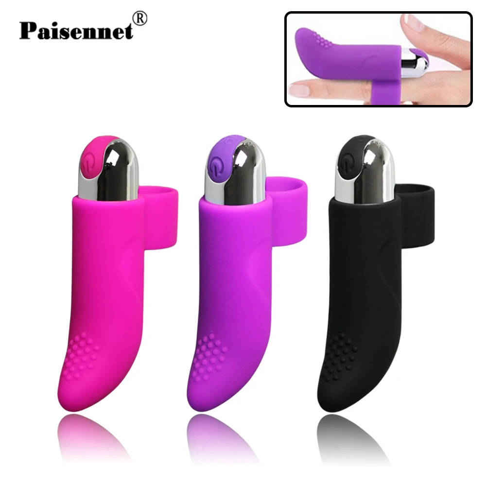 Silicone Finger Vibrator Sex Toys For Lesbian Vibrators For Women G-Spot Massager Female Masturbator Rechargeable Adult Product