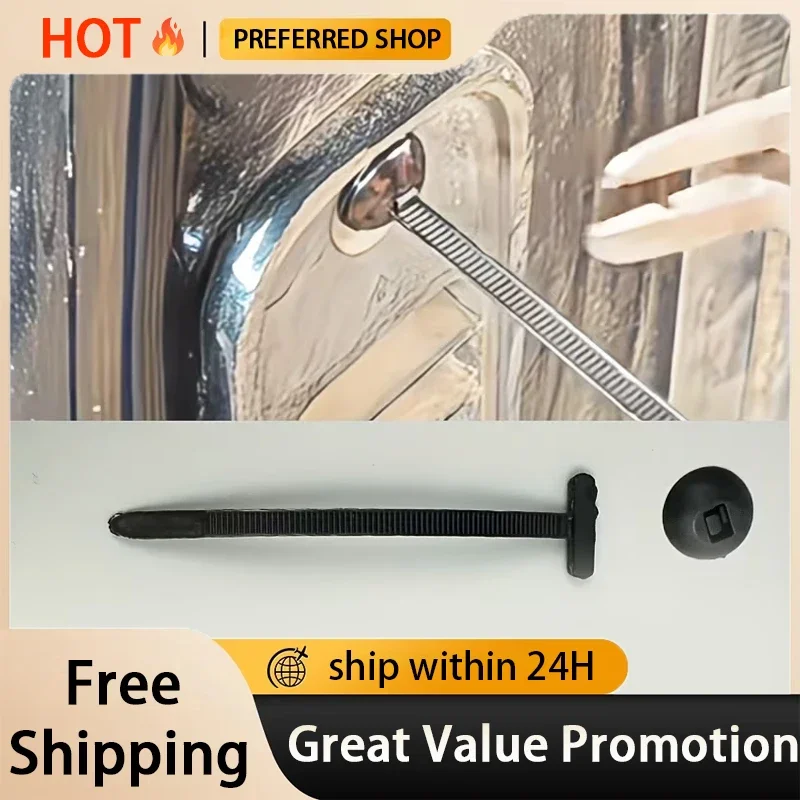Nylon self-locking cable tie clip - a multifunctional wire buckle nail used for automotive maintenance and wire management
