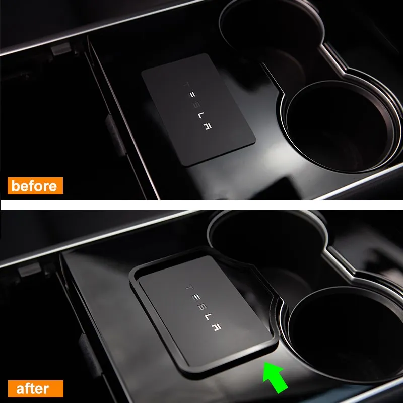 For Tesla Model 3 Y Accessories Three 2020 Car Engine Start Card Key Trim Frame Holder Fixer Limiting Sticker