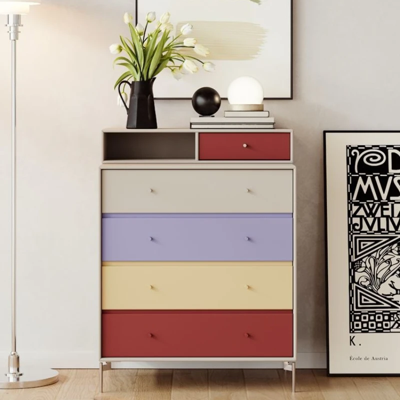 Huishoudelijke houten slaapkamer ladekast opbergkast ladekast minimalistisch