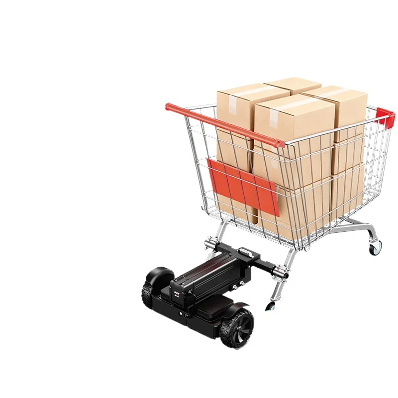 Electric small shopping cart E-commerce warehouse Supermarket picking and walking Balance car Handling artifact tool cart