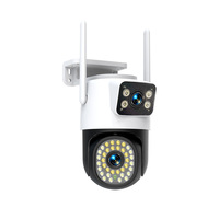 2MP 1080P Yoosee APP Dual Lens Full Color Wireless PTZ IP Dome Camera AI Humanoid Detection Home Security CCTV Baby Monitor