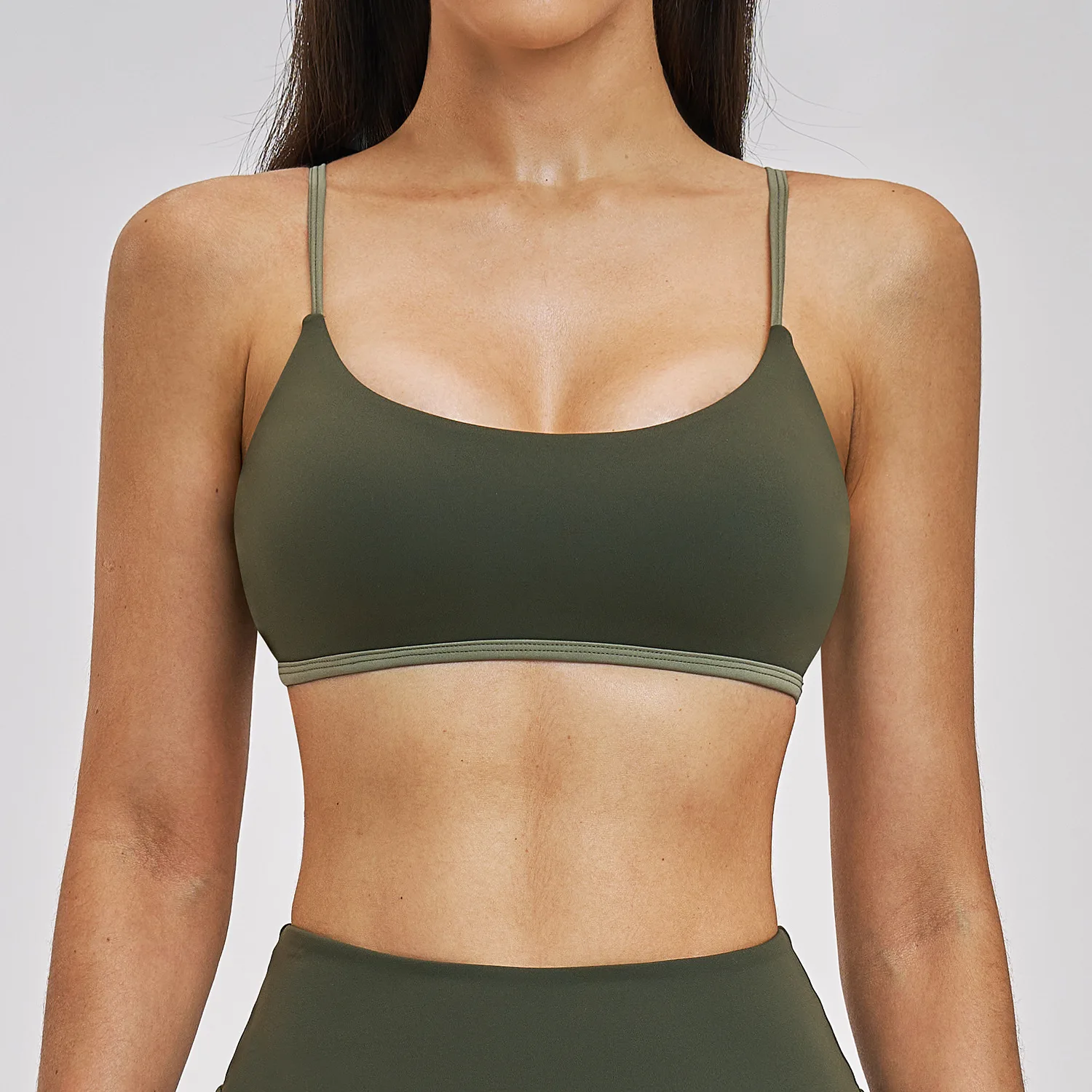 섹시 여성 스포츠 브라 푸쉬업 피트니스 탑 요가 브라 - Bralette Triangle Set 리뷰 및 가격