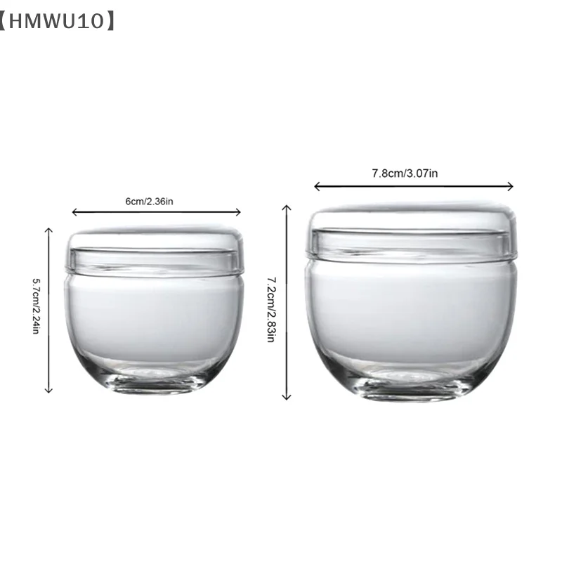 Small Glass Jar With Lid Sugar Container Bottles Kitchen Storage Glass Jars Transparent Mini Tea Storage Bottle