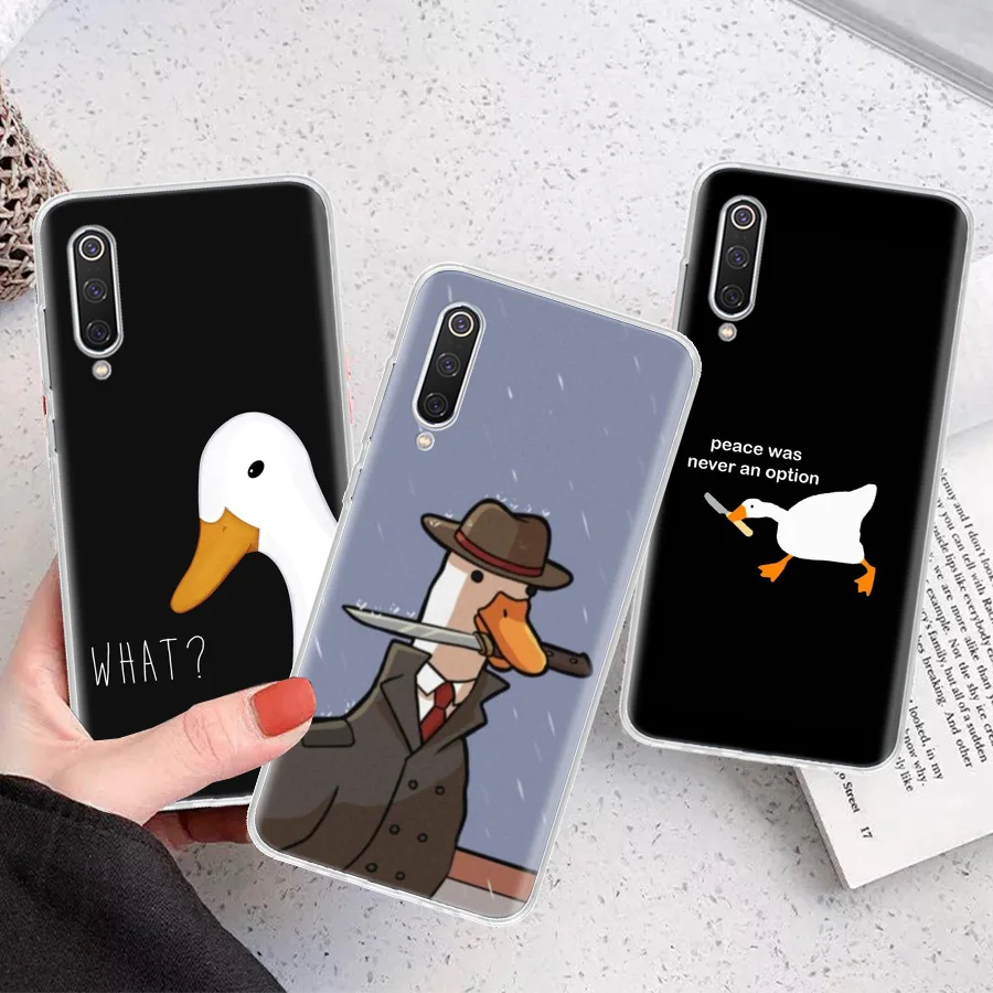 Cartoon Cute Goose Game Silicon Call Phone Case For Xiaomi Redmi Note 14 13 12 12S 11 Pro Plus 11S 10 10S 11T 11E 4G 5G Soft Cov