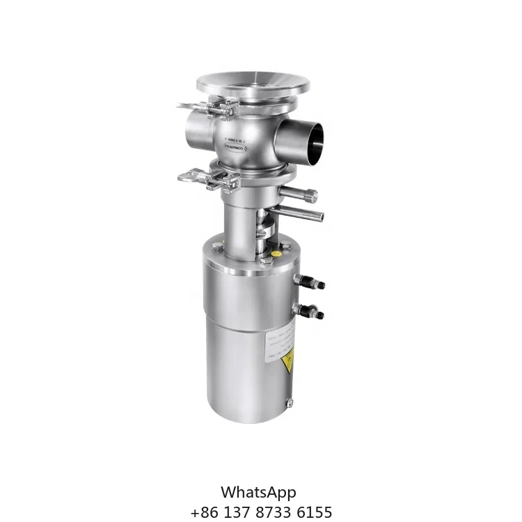 DONJOY SS316 DN25 Pneumatic Mixproof Tank Bottom Valve Water Control For Water Tanks