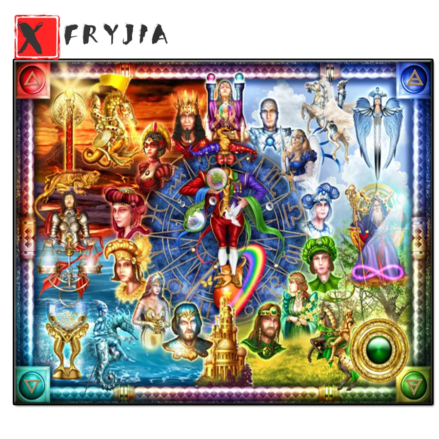 DIY photo custom Tarot, legacy diamond mosaic diamond rhinestone embroidery painting full drill square round cross stitch decor