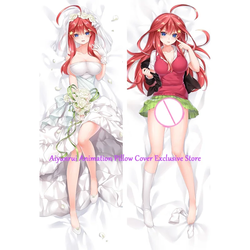 

Anime Pillow Cover Dakimakura Itsuki Nakano 2 Side Printed Hugging Body Pillowcase Cushion Cover Bedding Decor