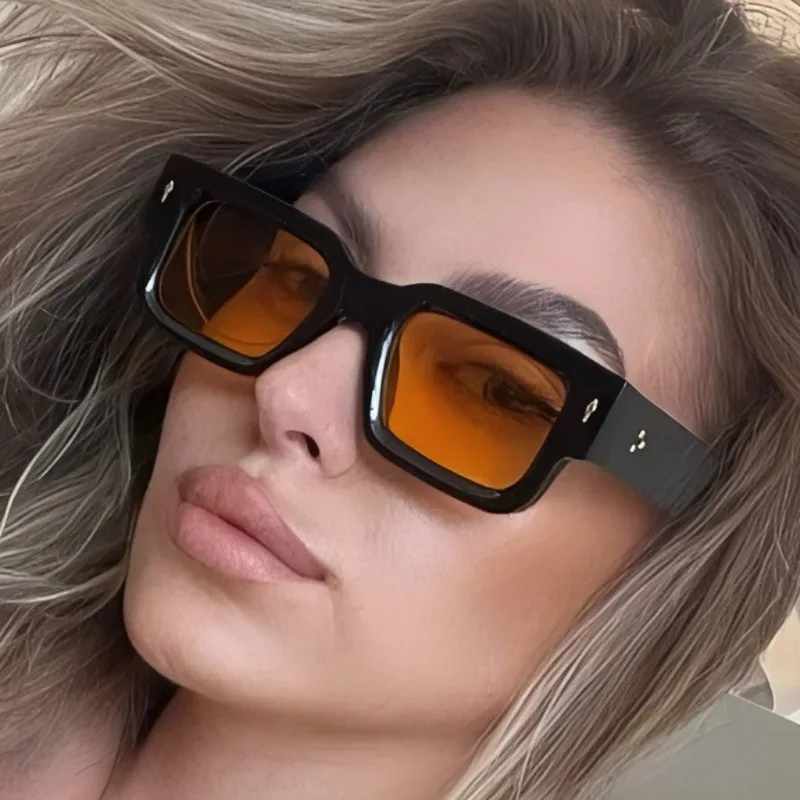 

Classic Square Sunglasses Women New Luxury Brand Design Vintage Trendy Rectangle Sun Glasses For Male Driving Eyewear UV400