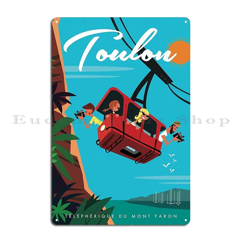 Toulon Poster Metal Plaque Poster Club Customize Cinema Wall Decor Party Tin Sign Poster