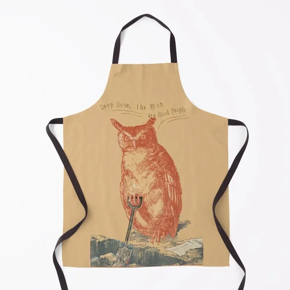 

Deep down, the rich are good people Apron All For Kitchen And Home esthetician christmas kitchen cloths chefs Apron