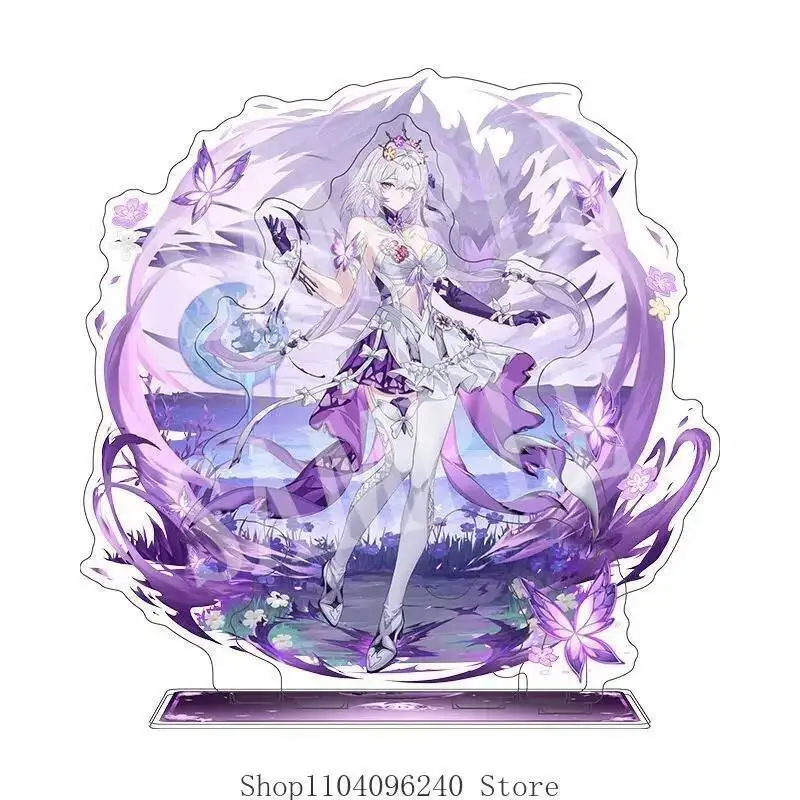 Anime GAME Game Honkai: Star Rail Castorice Anime Figure Acrylic Stand Model Plate Desk Decor Standing Sign Desktop Fans 21Cm