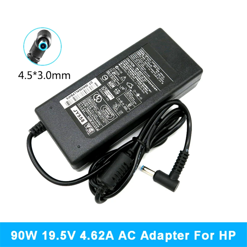 

90W 19.5V 4.62A 4.5*3.0mm AC Laptop Charger Power Adapter For HP Pavilion 14 15 PPP012C-S 710413-001 Envy 17 17-j000 15-e029TX