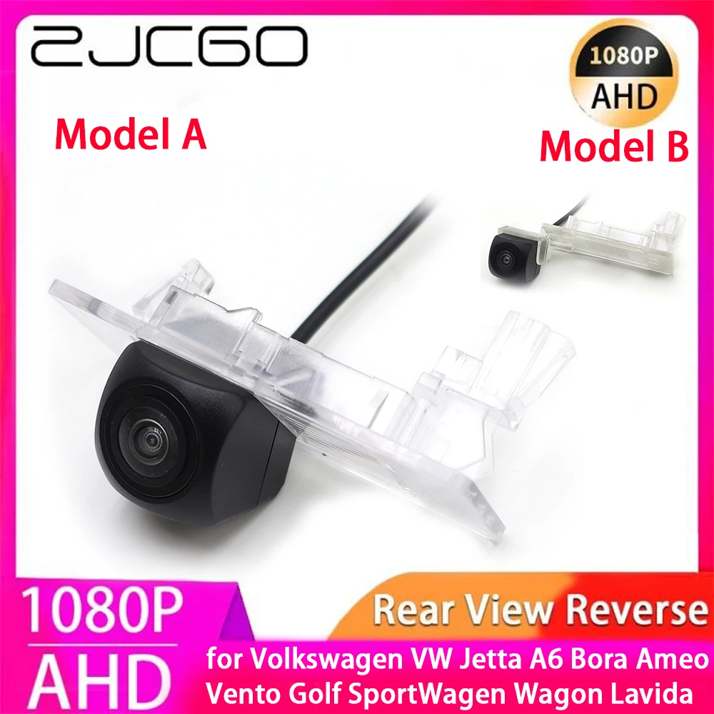 ZJCGO AHD 1080P Parking Back up Car Rear View Camera for Volkswagen VW Jetta A6 Bora Ameo Vento Golf SportWagen Wagon Lavida